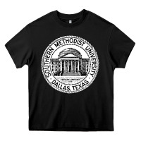 Black southern methodist university Heavy Core Tee - artisFamous