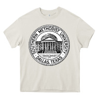 Cream southern methodist university Heavy Core Tee - artisFamous