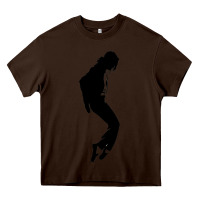 Chocolate Brown michael jackson Heavy Core Tee - artisFamous