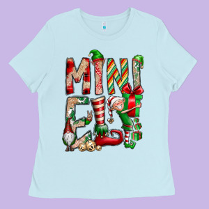 Mini Elf Ladies Tee Designed By Cowhidedigitalart