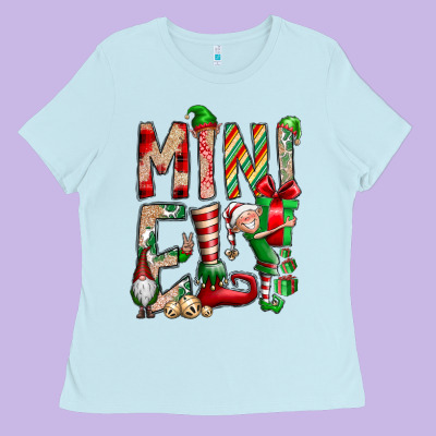 Mini Elf Ladies Tee Designed By Cowhidedigitalart