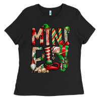 Black Mini Elf Ladies Tee - CowhideDigitalArt