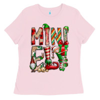 Bubblegum Pink Mini Elf Ladies Tee - CowhideDigitalArt