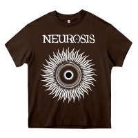 Chocolate Brown neurosis Heavy Core Tee - artisFamous