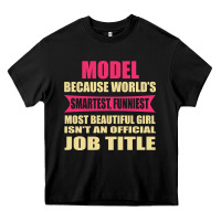 Black model funniest isn't a jobtitle Heavy Core Tee - artisFamous