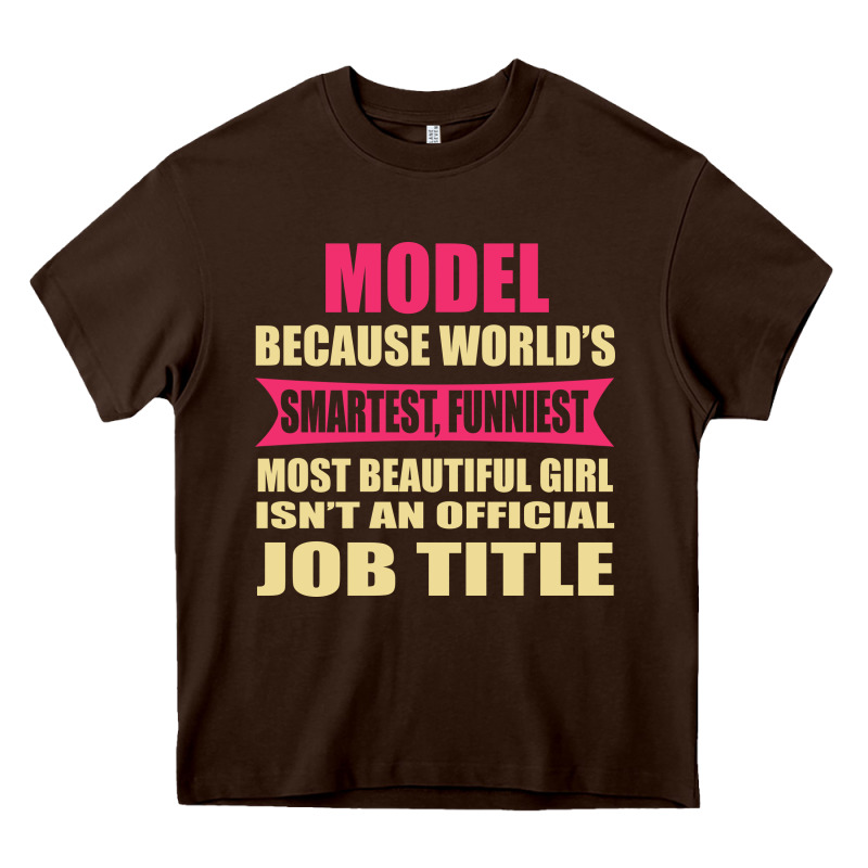 Model Funniest Isn't A Jobtitle Heavy Core Tee by artisFamous | Teevron