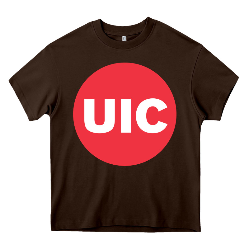 University Of Illinois At Chicago Circle Heavy Core Tee by artisFamous | Teevron