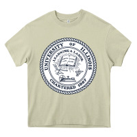 Mossy university of illinois Heavy Core Tee - artisFamous