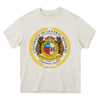 Cream university of central missouri Heavy Core Tee - artisFamous