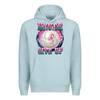Blue Mist never give up Premium Hoodie - BarkalooDesign
