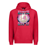 Cardinal never give up Premium Hoodie - BarkalooDesign