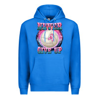 True Royal never give up Premium Hoodie - BarkalooDesign