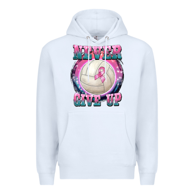Never Give Up Premium Hoodie by BarkalooDesign | Teevron