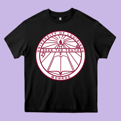 University Of Louisiana At Monroe Heavy Core Tee Designed By Artisfamous