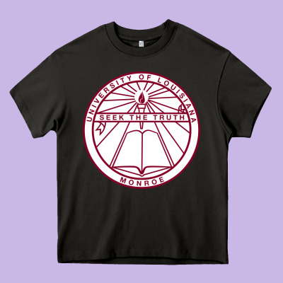 University Of Louisiana At Monroe Heavy Core Tee Designed By Artisfamous