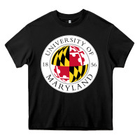 Black university of maryland Heavy Core Tee - artisFamous