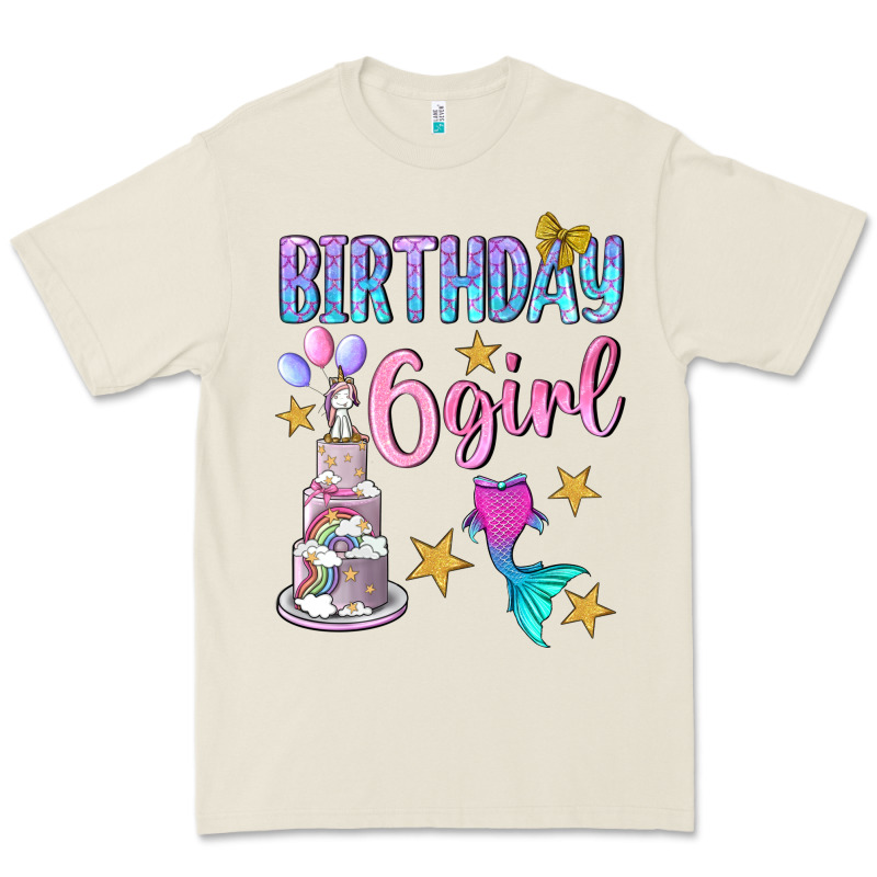 Birthday Girl 6 Premium Tee by BundleAndBundleShop | Teevron
