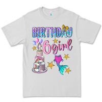 Dove Grey birthday girl 6 Premium Tee - BundleAndBundleShop