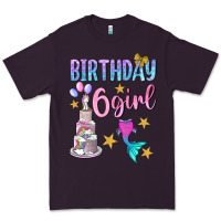 Plum birthday girl 6 Premium Tee - BundleAndBundleShop