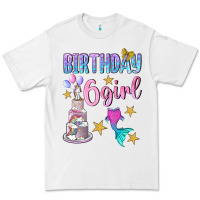 White birthday girl 6 Premium Tee - BundleAndBundleShop