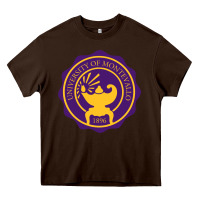 Chocolate Brown university of montevallo Heavy Core Tee - artisFamous