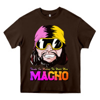 Chocolate Brown randy wrestler Heavy Core Tee - artisFamous