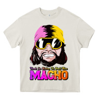 Cream randy wrestler Heavy Core Tee - artisFamous