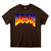 Chocolate Brown doom video game Heavy Core Tee - artisFamous