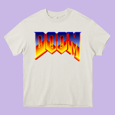 Doom Video Game Heavy Core Tee Designed By Artisfamous