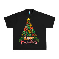 Black paw print christmas tree Urban Heavy Tee - CowhideDigitalArt