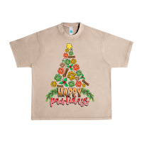French Oak paw print christmas tree Urban Heavy Tee - CowhideDigitalArt