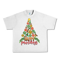 Lunar Rock paw print christmas tree Urban Heavy Tee - CowhideDigitalArt