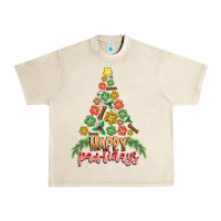 Sandshell paw print christmas tree Urban Heavy Tee - CowhideDigitalArt
