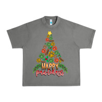 Tornado paw print christmas tree Urban Heavy Tee - CowhideDigitalArt