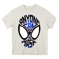 Cream anyone can wear the mask Heavy Core Tee - artisFamous