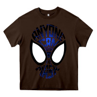 Chocolate Brown anyone can wear the mask Heavy Core Tee - artisFamous