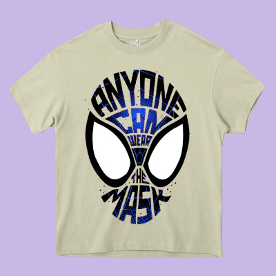 Anyone Can Wear The Mask Heavy Core Tee Designed By Artisfamous