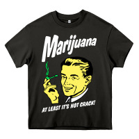 Asphalt smoking marijuana Heavy Core Tee - artisFamous