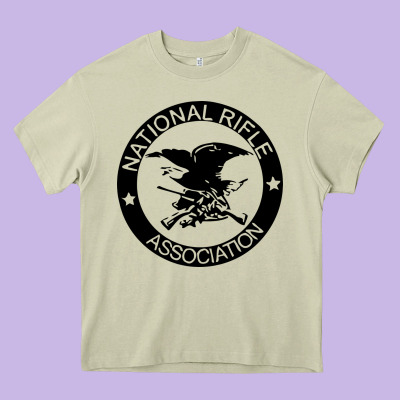 National Rifle Association Heavy Core Tee Designed By Artisfamous