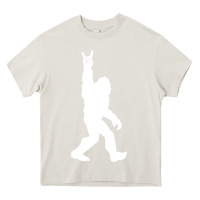 Cream funny bigfoot rock and roll t shirt for sasquatch believers Heavy Core Tee - artisFamous
