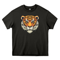Asphalt tiger vector face Heavy Core Tee - artisFamous