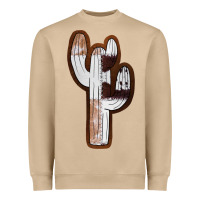 Mushroom Leather Cowhide Cactus Heavyweight Sweatshirt - RanaPortraitStore