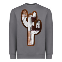 Storm Leather Cowhide Cactus Heavyweight Sweatshirt - RanaPortraitStore