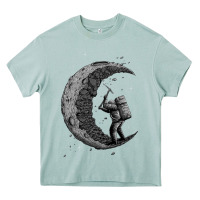 Arona digging the moon Heavy Core Tee - artisFamous