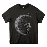 Asphalt digging the moon Heavy Core Tee - artisFamous