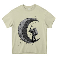 Mossy digging the moon Heavy Core Tee - artisFamous
