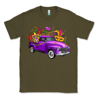 Army Green Mardi Gras Truck King's Cake Classic Tee - FaDigitalArtStudio