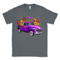 Charcoal Heather Mardi Gras Truck King's Cake Classic Tee - FaDigitalArtStudio