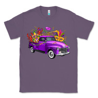 Lavender Mardi Gras Truck King's Cake Classic Tee - FaDigitalArtStudio