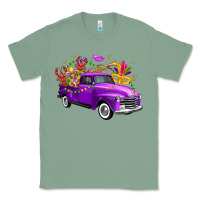 Sage Mardi Gras Truck King's Cake Classic Tee - FaDigitalArtStudio